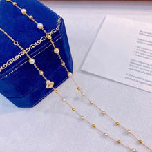 Load image into Gallery viewer, All Starry Baby Pearl 18K Necklace