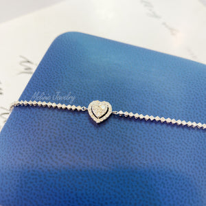 Forever Heart Diamond 18K Bracelet