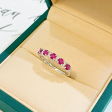 Load image into Gallery viewer, Estella Ruby Eternity Ring