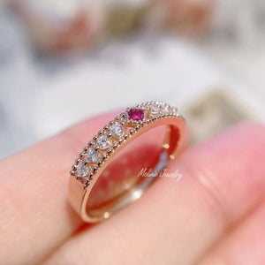 Lacey Ruby Diamond Ring