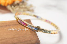 Load image into Gallery viewer, 美億年珠寶 18K金 寶石手鐲 Melinie Jewelry 18K Gold Gemstome Gem bangle bracelet