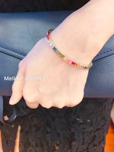 美億年珠寶 18K金 寶石手鐲 手鏈 Melinie Jewelry 18K Gold Gemstome Gem bangle bracelet