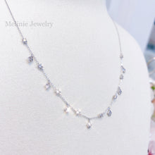 Load image into Gallery viewer, Marquise Diamond 18K Starry Necklace