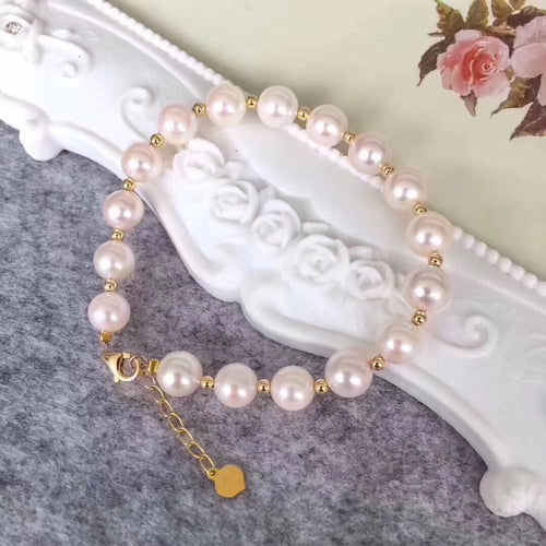 美億年珠寶 Melinie Jewelry Co 珍珠手鏈 natural pearl bracelet 18K gold K金