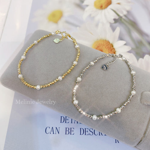 Baby Pearl Galaxy 18K Bead Bracelet