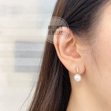 Load image into Gallery viewer, Classic Akoya Diamond Drop 18K Earrings