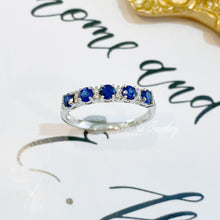 Load image into Gallery viewer, Estella Blue Sapphire Ring