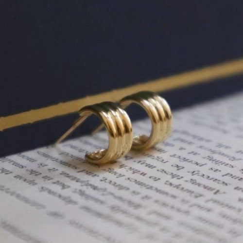 SHINE 18K Earring Hoops