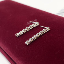 Load image into Gallery viewer, Long Tail Diamond 18K Gold Earrings