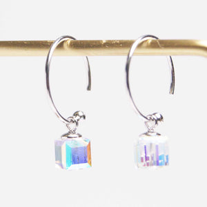 美億年珠寶 Melinie Jewelry Co 純銀 水晶耳環 耳釘 crystal 925 silver earrings